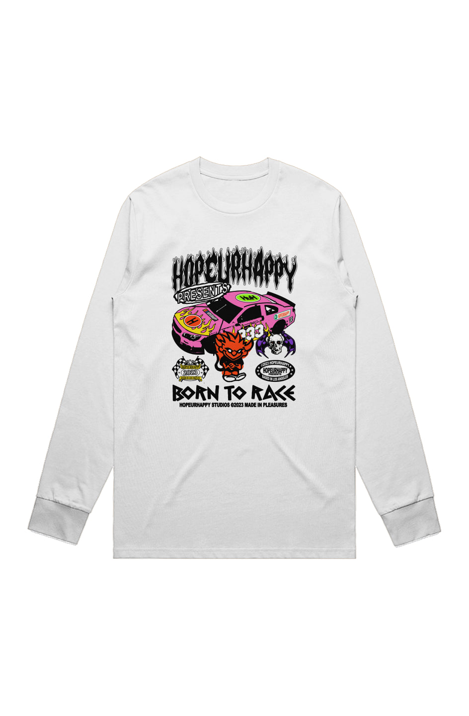 BORN TO RACE (L/S TEE)